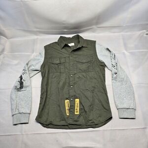 Diesel Pearl Snap Shirt Size XL‎ Youth Boys